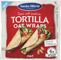 Santa Maria Tortilla Oat Wraps 6-pack